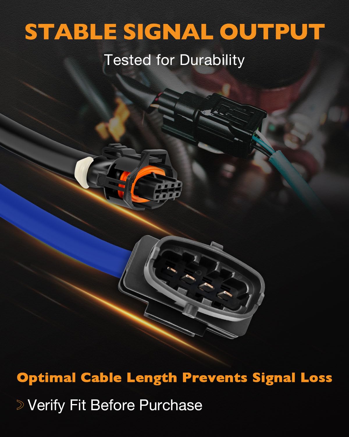 Oxygen Sensor Upstream 234-4529 Downstream 234-4528 O2 Sensor Compatible with 2011-2016 Chevy Cruze, 2012-2020 Sonic, 2013-2021 Chevy Trax, Buick Encore 1.4L L4