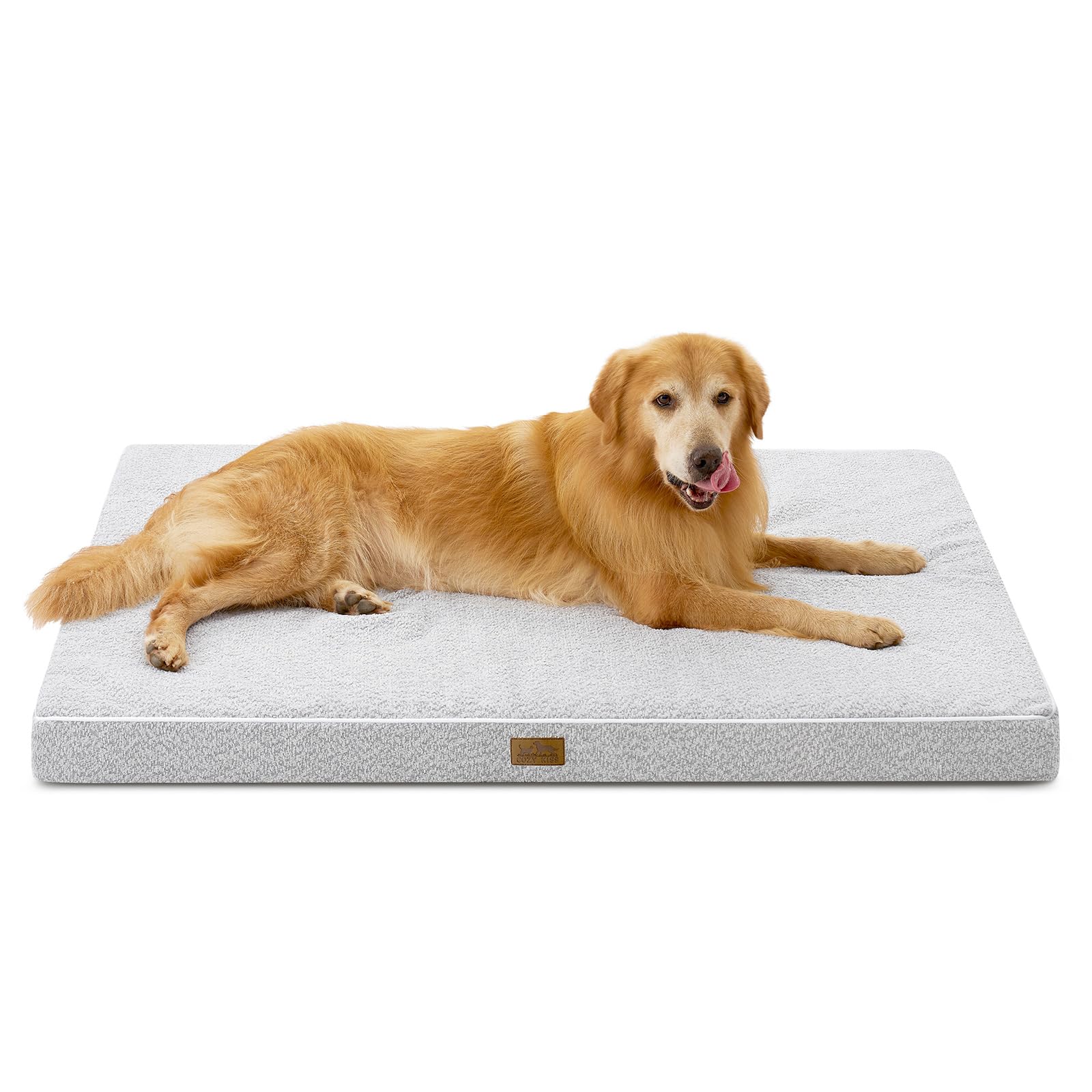 COZY KISS Orthopädisches Hundebett Grosse Hunde - Hundekissen Waschbar Hundematte mit Abnehmbarer Bezug, Hundematratze Rutschfester Unterseite