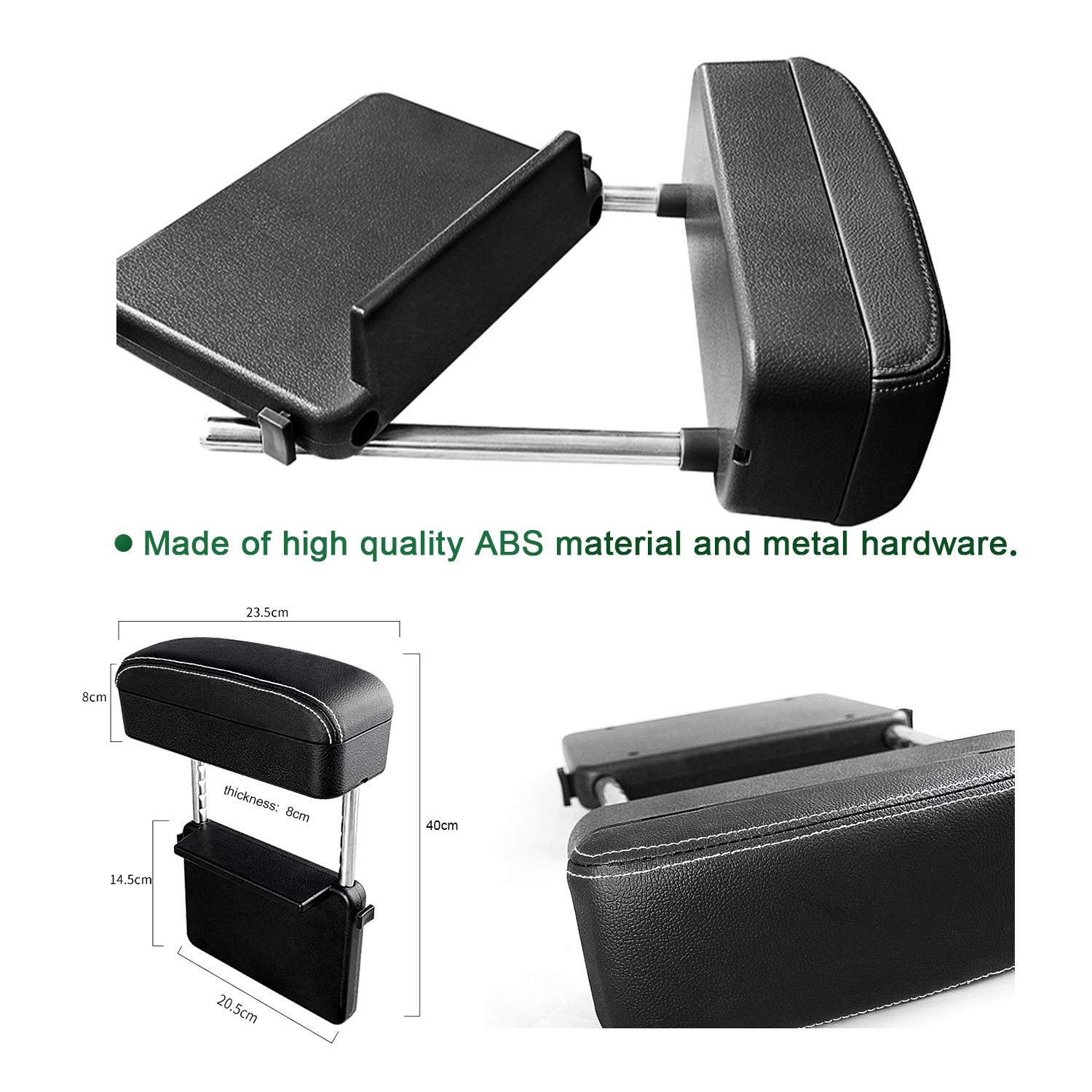 YEE PIN Ki a Sportage QL4 Stonic Soul Niro Ceed Reposabrazos Universal Reposabrazos para Coche Caja de Almacenamiento para reducción de Fatiga Consola Central Accesorios para Coche