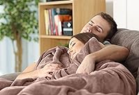 Vista 6 de Utopia Bedding - Manta de vellón de lujo, mullida, antiestática; manta de suave microfibra de 8.8 oz/yd² (300 g/m²) para cama; tamaño Queen