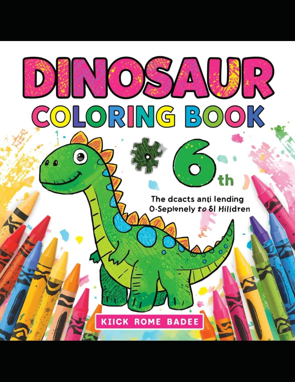 DINOSAUR COLORING BOOK 6th: DINO FRIEND