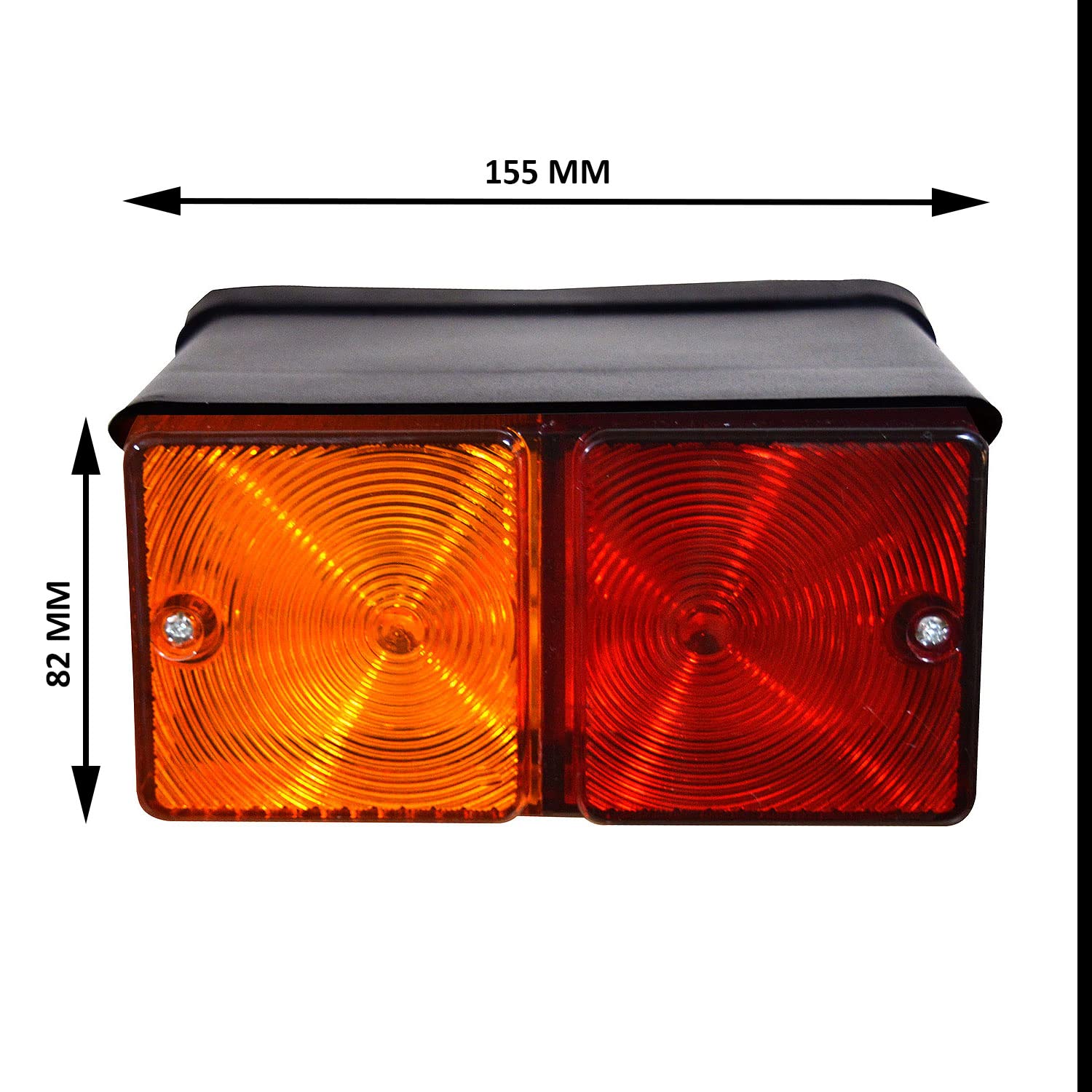 Sostituzione del gruppo luci posteriori della lampada combinata posteriore a LED super luminoso da 12 V per Case/IH | FIAT | Ford New Holland trattori 6610 535 515 4610 (verde) (12 Volt)
