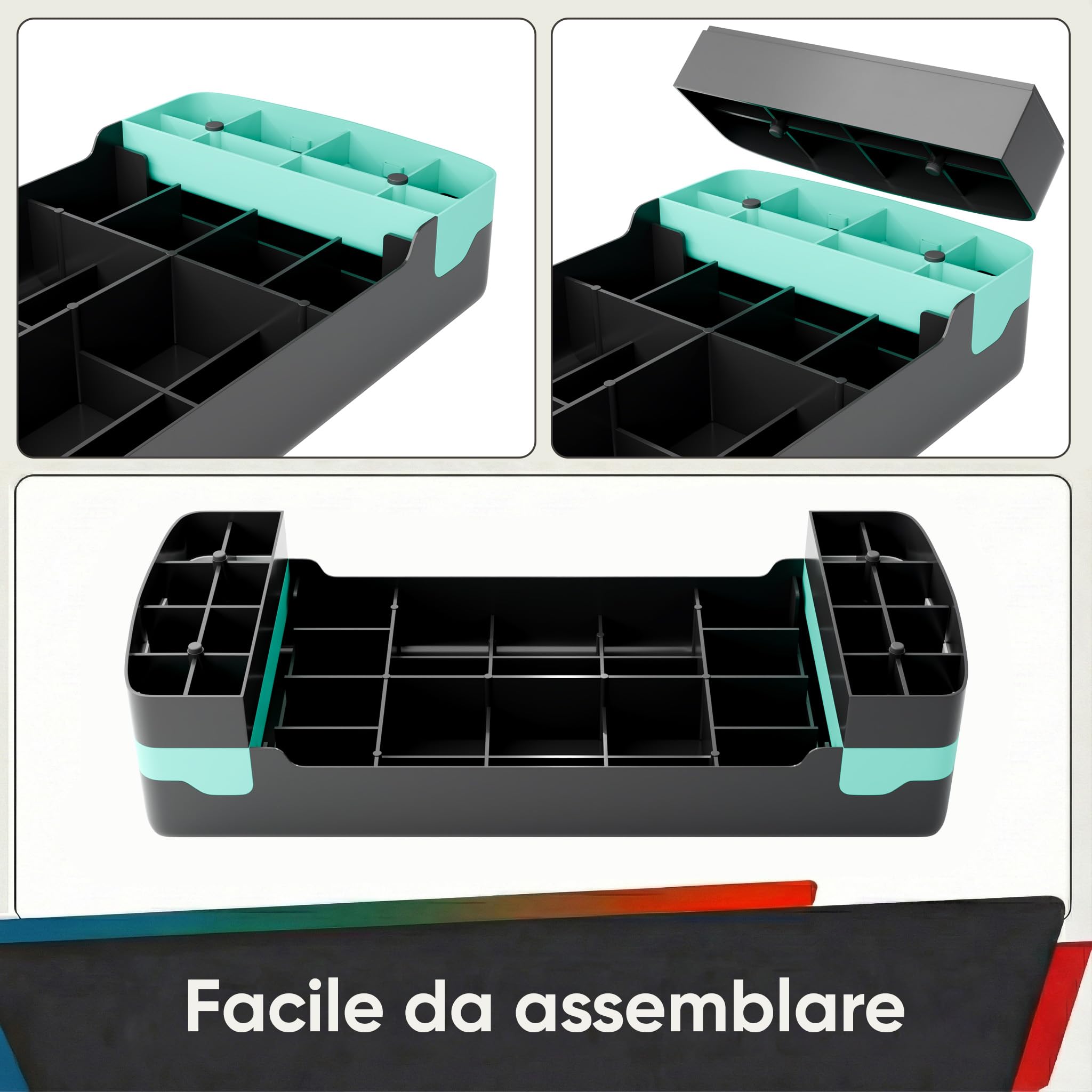 Ultrasport Step Fitness Aerobica Stepper Casa Antiscivolo Regolabile 2 Altezze Stepboard 68x28 cm Verde