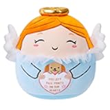 NIUBEHOHO Loss of Dog Sympathy Plush - Angel Stuffed Animal for Pet Memorial Gift Emotional Support Stuffed Animals Grieving Dog Owner Lover Kid Women 9 Inch