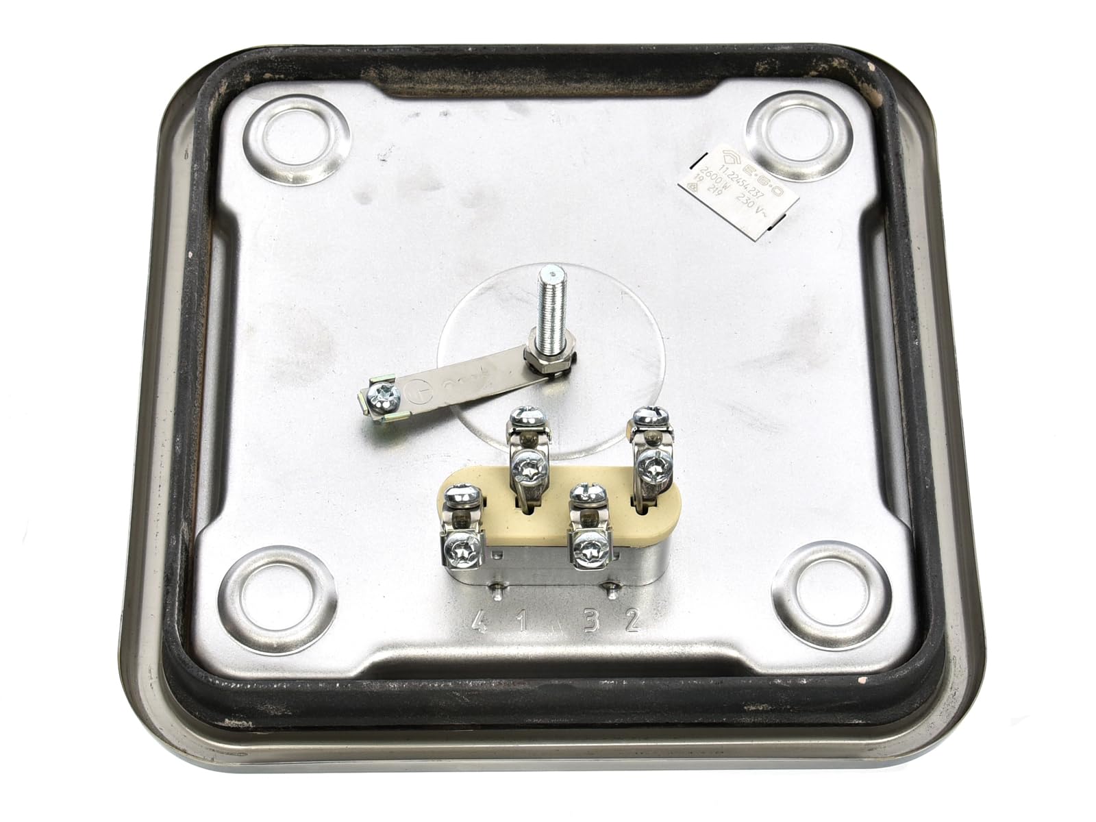 Kochplatte Quadratische Heizplatte 220 × 220 mm – 2600 W 230 V Ego 1122454237 Lotus CF6-712ETV CF4-78ETX Giga C4PQFCE- Ersatzteil für Kochplatten in Profi-Küchengeräten