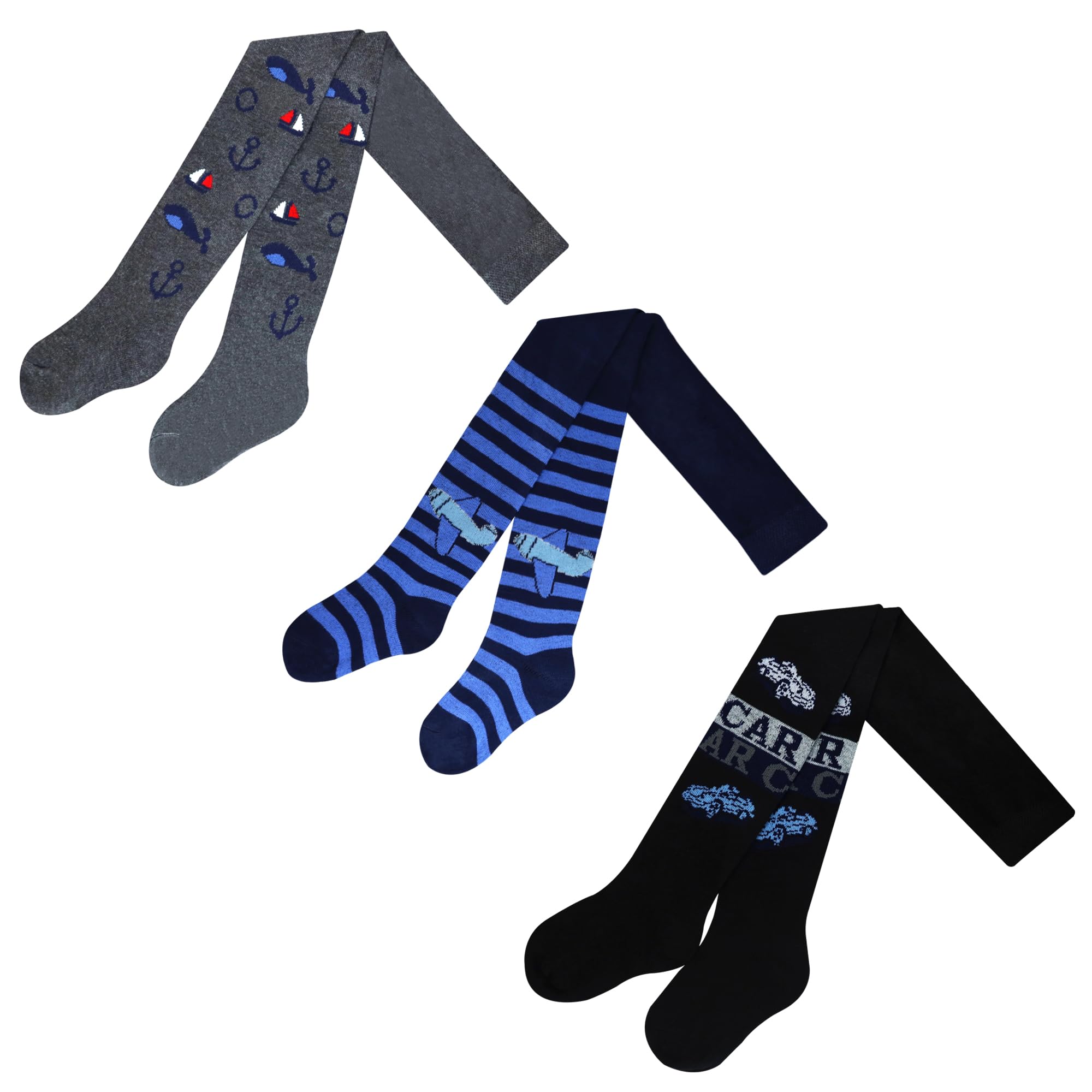 MRCC Lot de 6 collants en tricot fin coton 12544