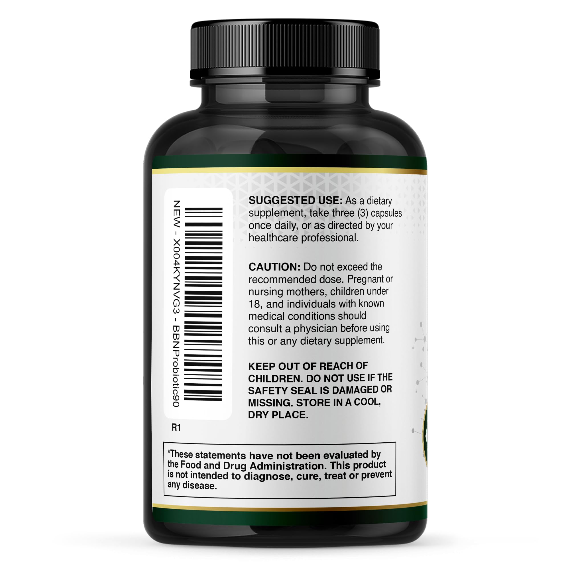 Built by Nature Probiotic 60 Billion CFU for Women & Men 90 Capsules 20 Strains + Prebiotics, Immune & Digestive Support, Delayed Release Capsules, Shelf Stable, 3 Month Supply — Amazon image 6