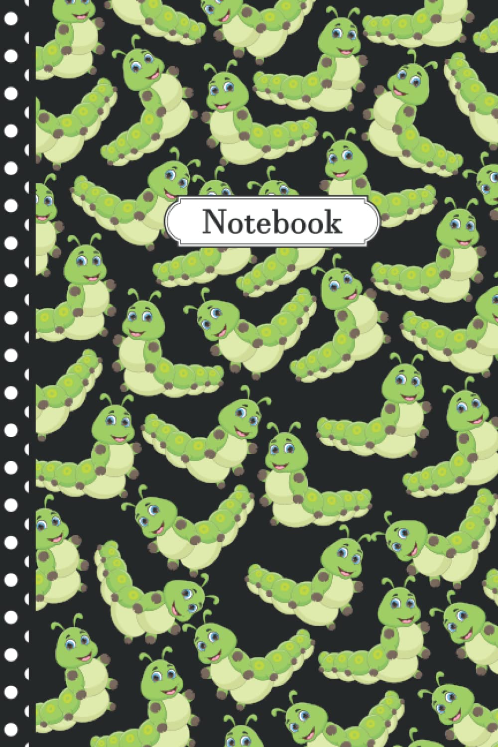 Caterpillars Notebook: Pretty Caterpillars Journal: 100 Pages (6x9") Caterpillars Lined Notebook For Teens, Kids, Students, Girls, Adults, Teachers, School, Birthday Kids Writing Notes