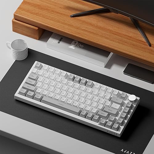 Miniatura 9 de FIRSTBLOOD ONLY GAME. AK820 Teclado mecánico con cable al 75%, teclado para juegos montado en junta intercambiable en caliente con interruptores