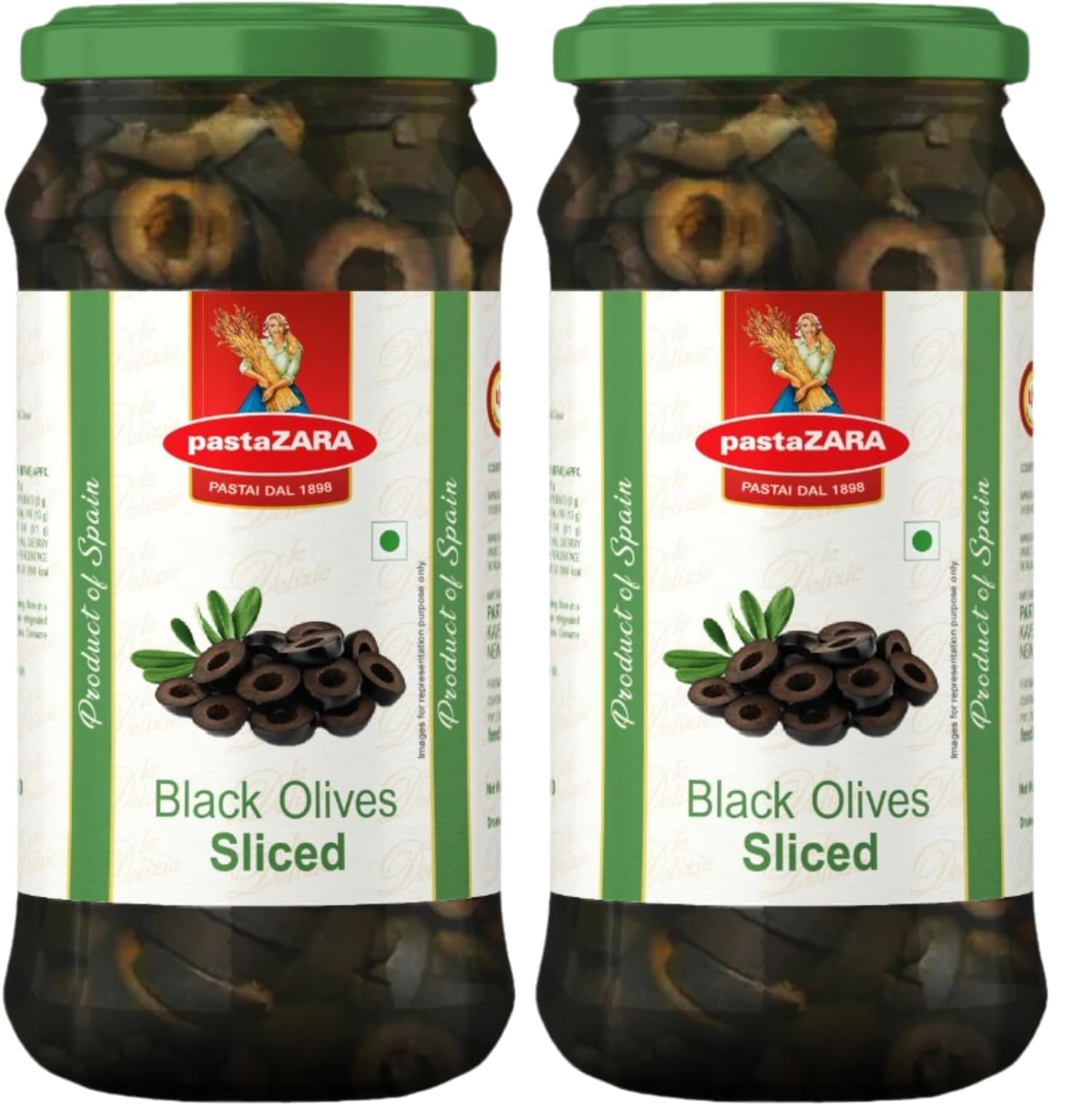 Pasta ZARA Sliced Black Olives 450g | Authentic Premium Spanish Olives | Ready to Use | Ideal for Salads, Pasta, Pizza & Mediterranean Dishes | Rich Flavor | Imported Product from Spain (Pack of 2)-image-41
