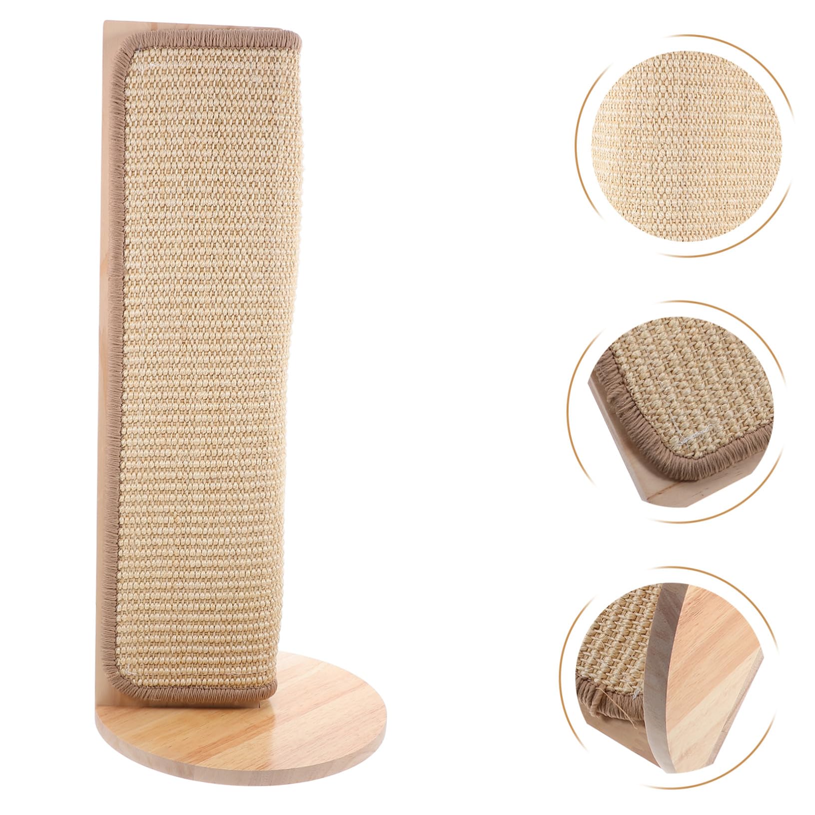 TOYANDONA Katzenkratzschutz aus Natürlichem Sisal für Sofa und Wandecke Minimalistisches Eck Kratzbrett zum Krallen Schärfen und Möbelschutz im Home Decor