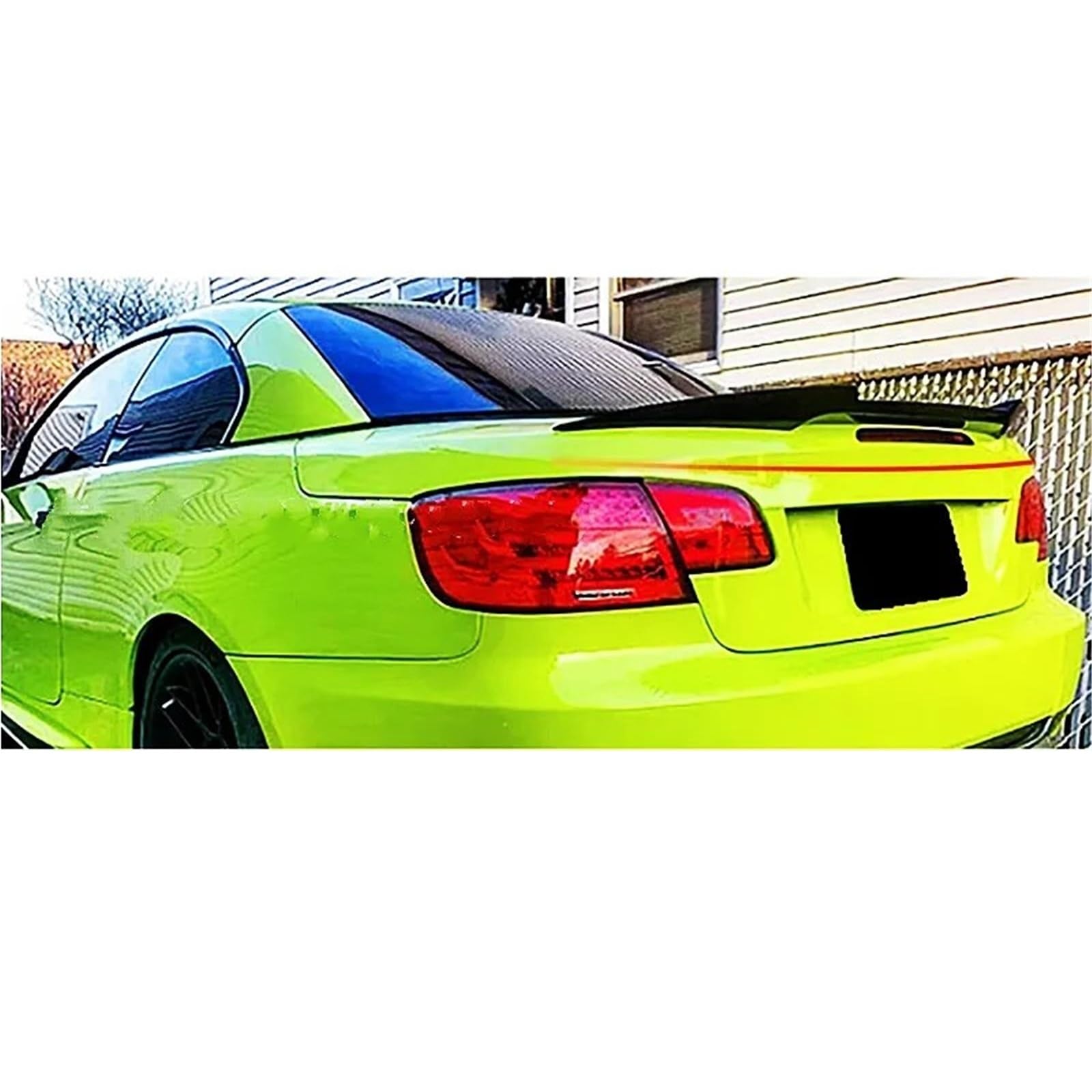 Dla B&MW Seria 3 E92 2 Door 2006-2014 Skrzydło Na Klapie Spoiler Bagażnika Lotka Tylny Akcesoria Dekoracyjne Do Samochodu Spojler Tylny Trunk Wing(Glossy Black)