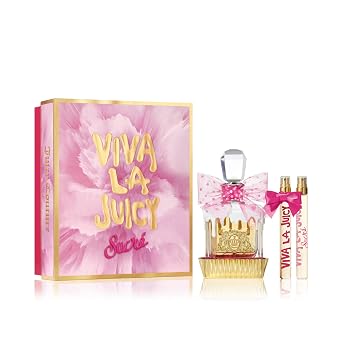 Juicy Couture Viva La Juicy Sucre Eau De Parfum, Womens Perfume with Notes of Peach, EDP Spray