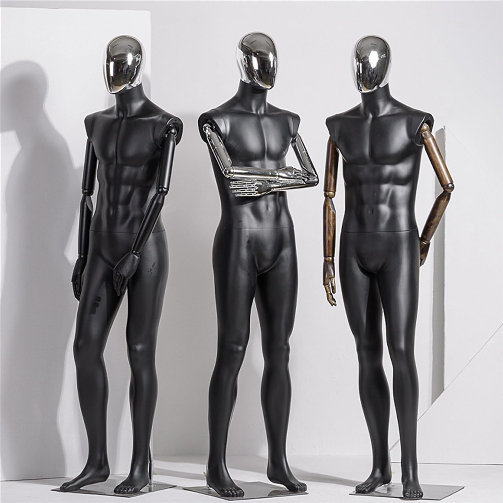 Amazon.co.jp: 73 インチメタルベースダムブラックマンプラスチック