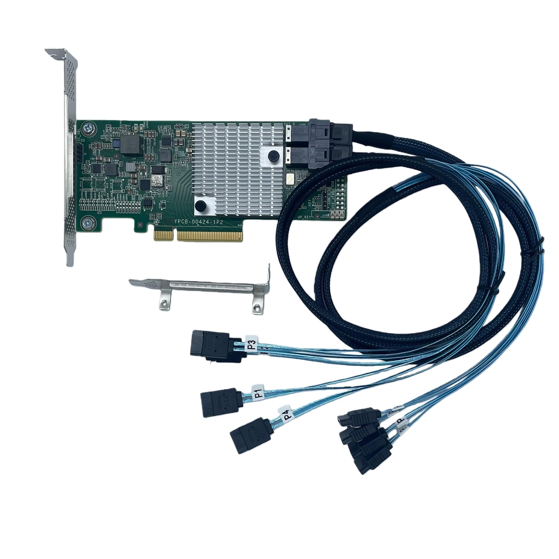 SAS 9300-8i LSI SAS3008 8-Port 12Gb PCIe IT Mode ZFS FreeNAS unRAID RAID Expander+2*SFF-8643 SATA Cable-image-34
