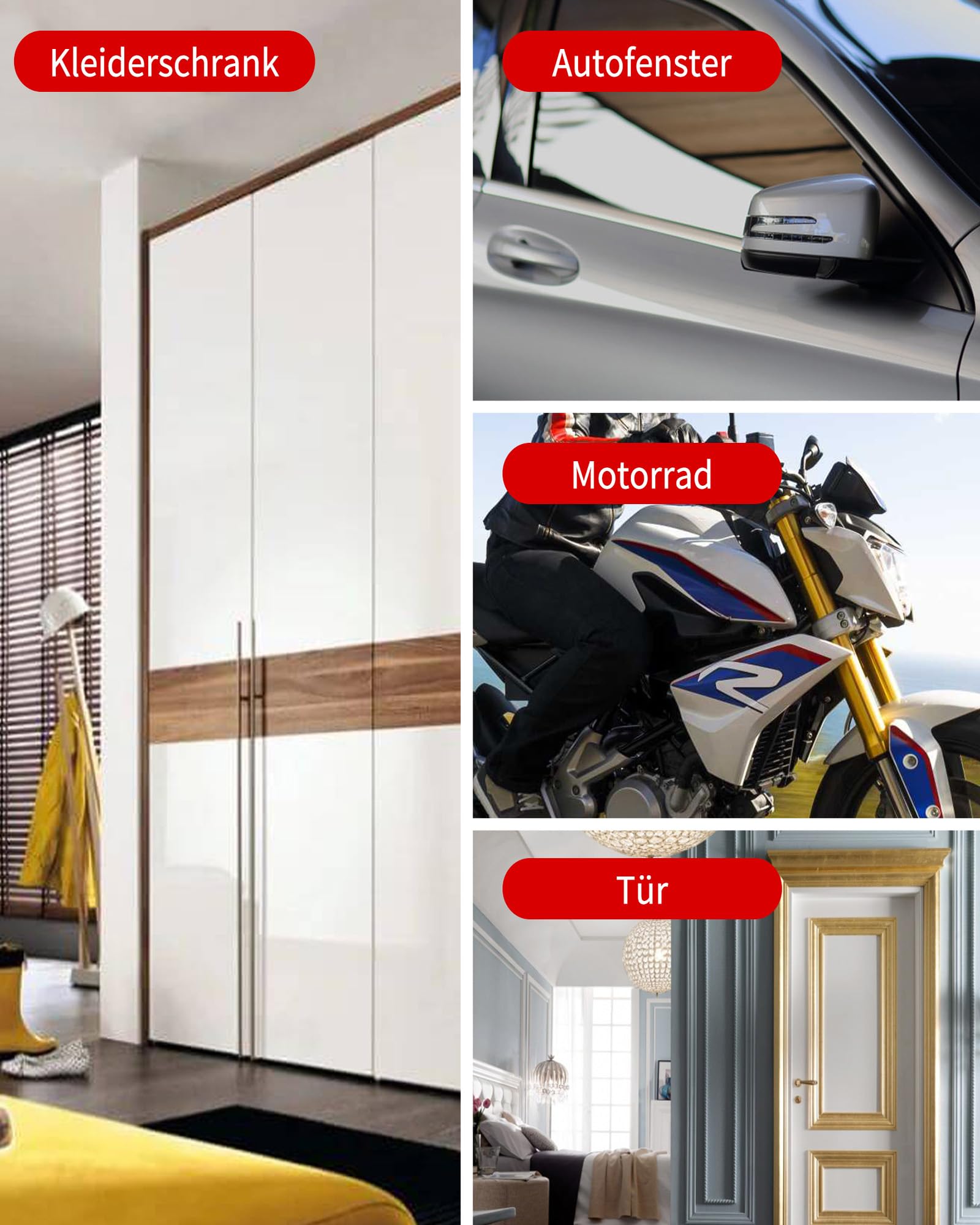 Tira Adhesiva Coche 5 m X 30 mm: Molduras Autoadhesivas con Película Protectora Tira Decorativa Autoadhesiva Flexible para Muebles, Automóviles, Carrocerías, Ventanas, Rejas