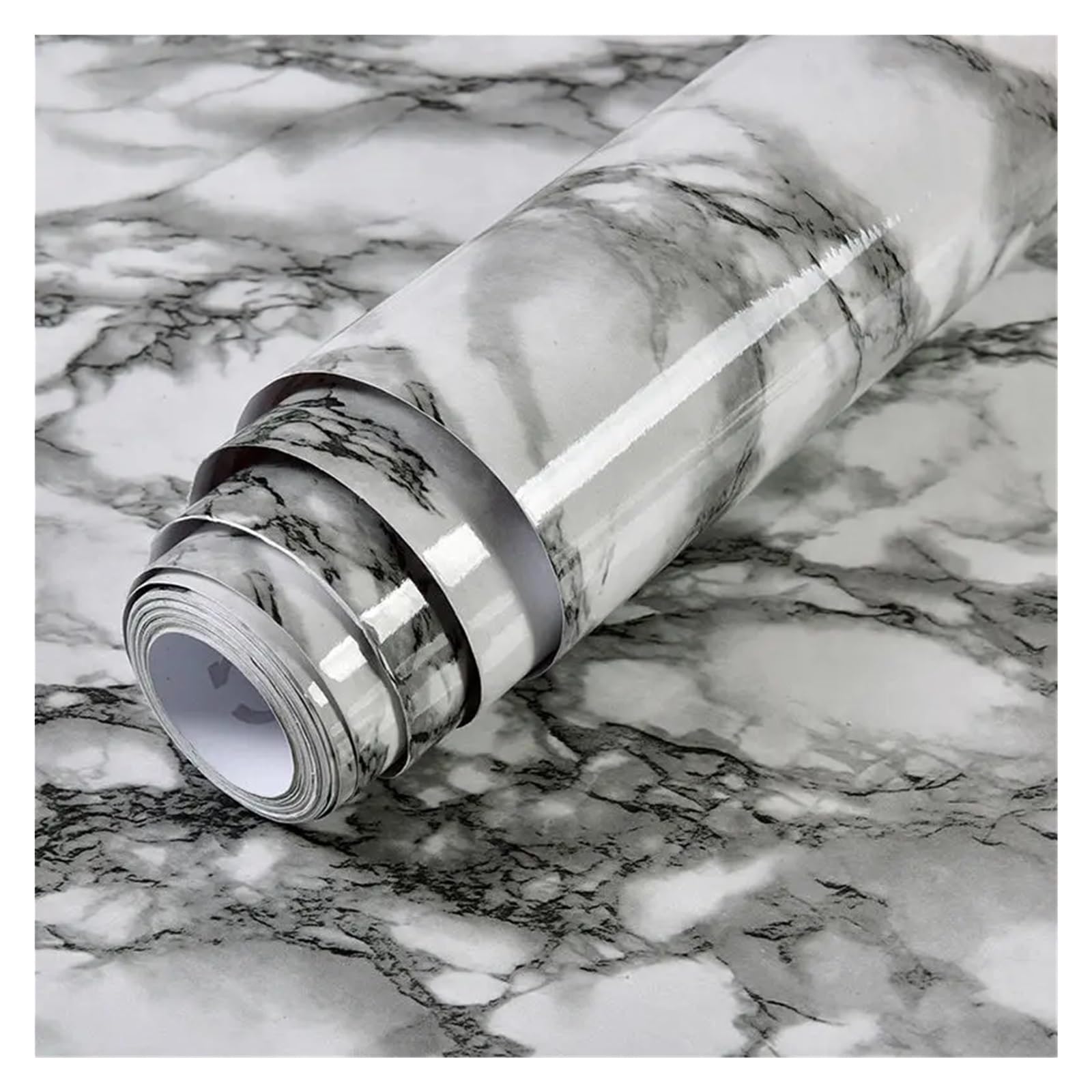 Aywtiun Marble19 Oil Proof Waterproof Contact Paper Marble Kitchen Waterproof And Oil Proof Sticker Cabinet Renovation Self-Adhesive Wallpaper Stove Top For Kitchen Worktop Fridge Splashback(,40Cmx5m)