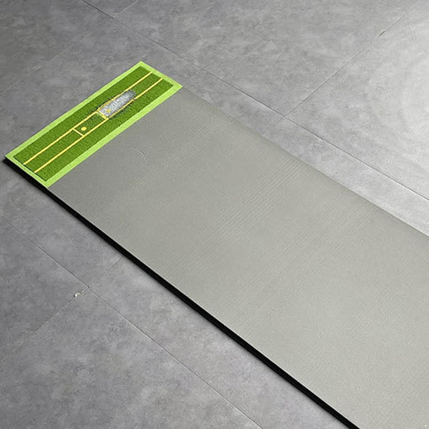 Linjinx Golf Swing Trainer Mat with Sequin Path Display, Compact Indoor Hitting Pad, Yoga Mat Style Non Slip Base for Versatile Home Practice