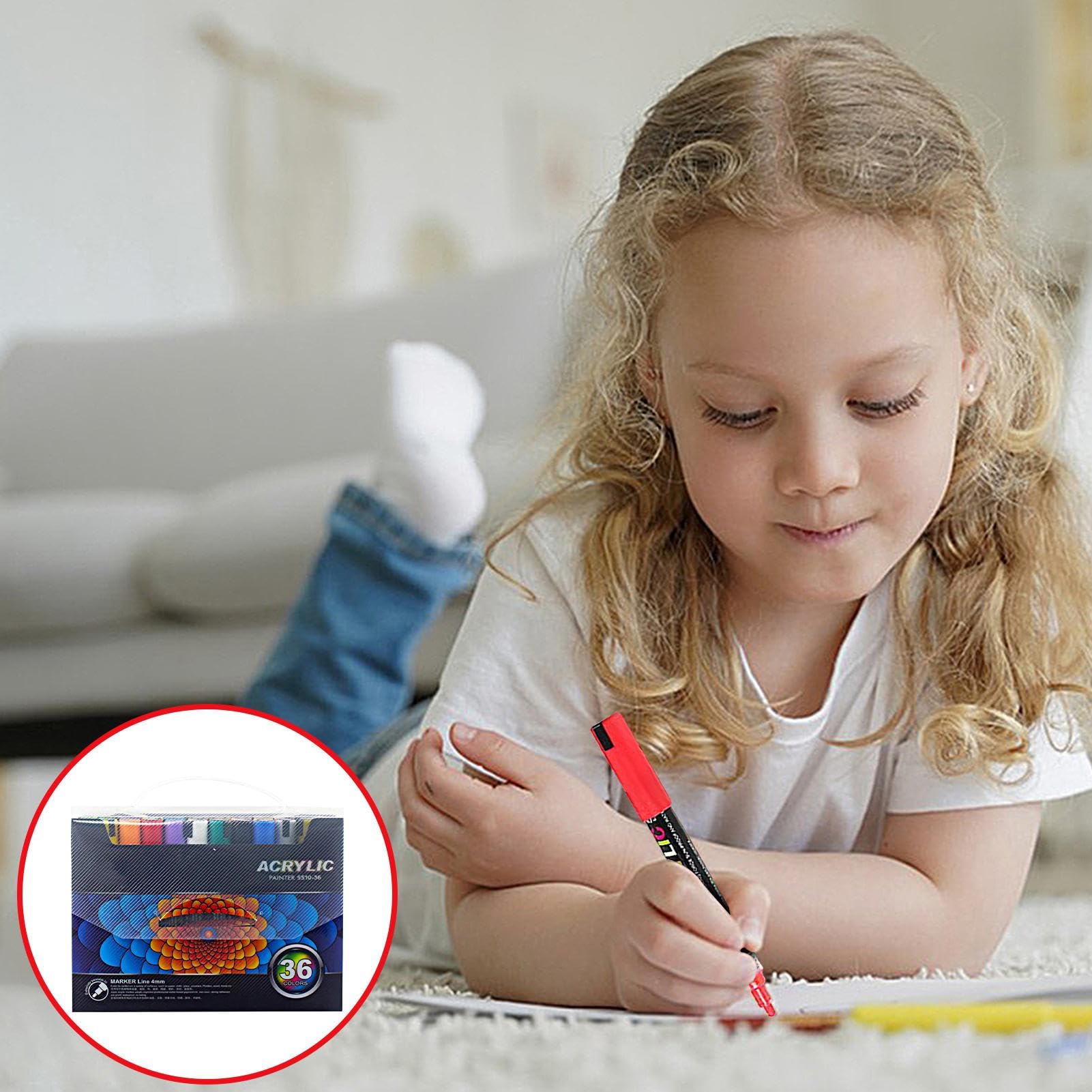 Acrylstifte Malstifte, Stoffmalstifte, wasserdichte Kleidungsmarker | schnell trocknender Bastelstift für Kunstmaterialien Erwachsene Kinder Handwerk