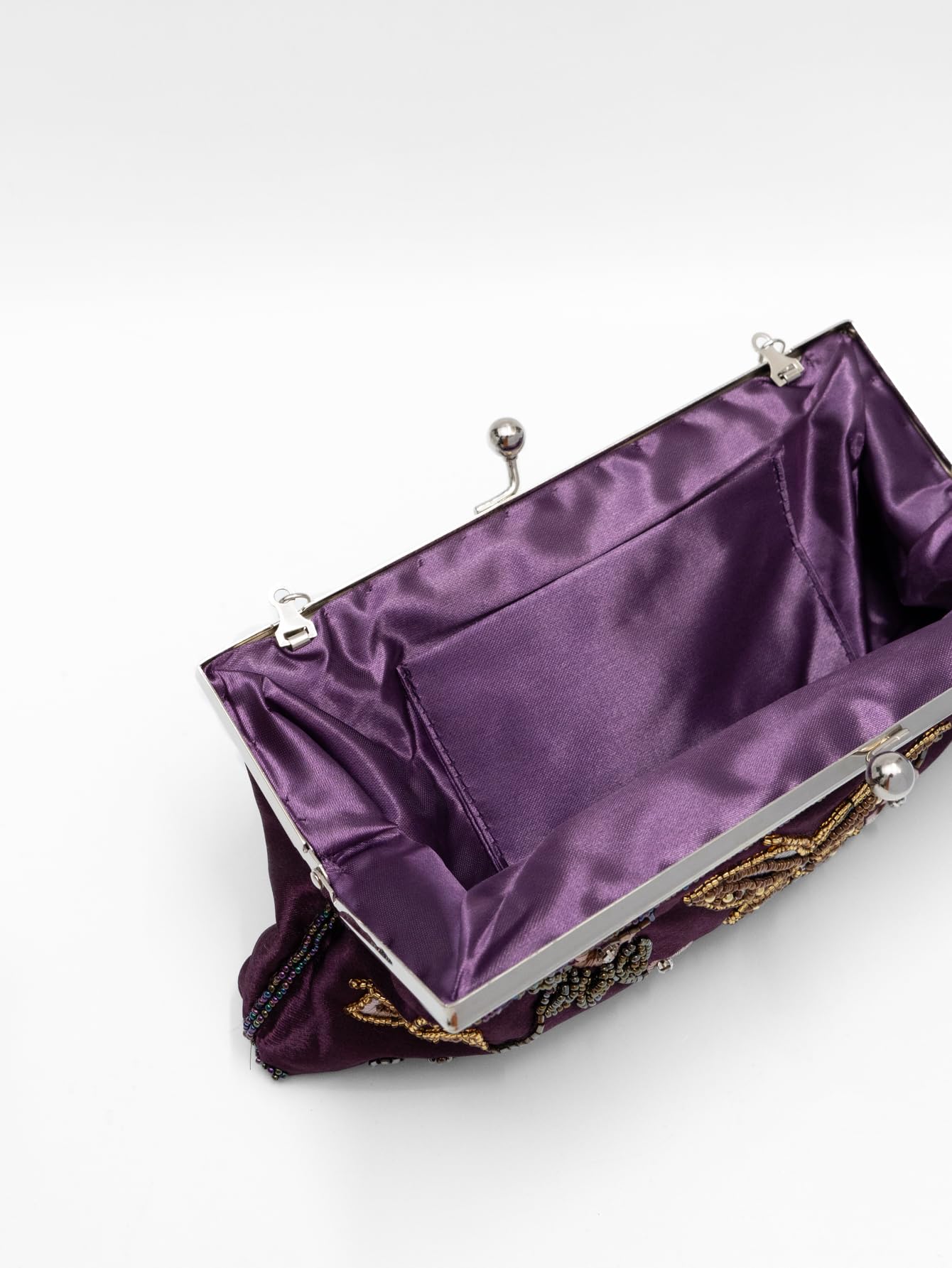 Abendtasche im Vintage-Stil mit Schmetterlingen, Blumenmuster, elegante Handtasche für Damen, für Bräute, Abschlussbälle, Partys und formelle Anlässe
