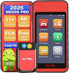 Autel Scanner profissional OBD2 MaxiDiag MD909 Pro, MD808Pro, MD806, AL629, AL549, AL329, AL319, diagnóstico de todos os sistemas, serviço 11+, CAN FD e DoIP, ler/limpar código para todos os veículos
