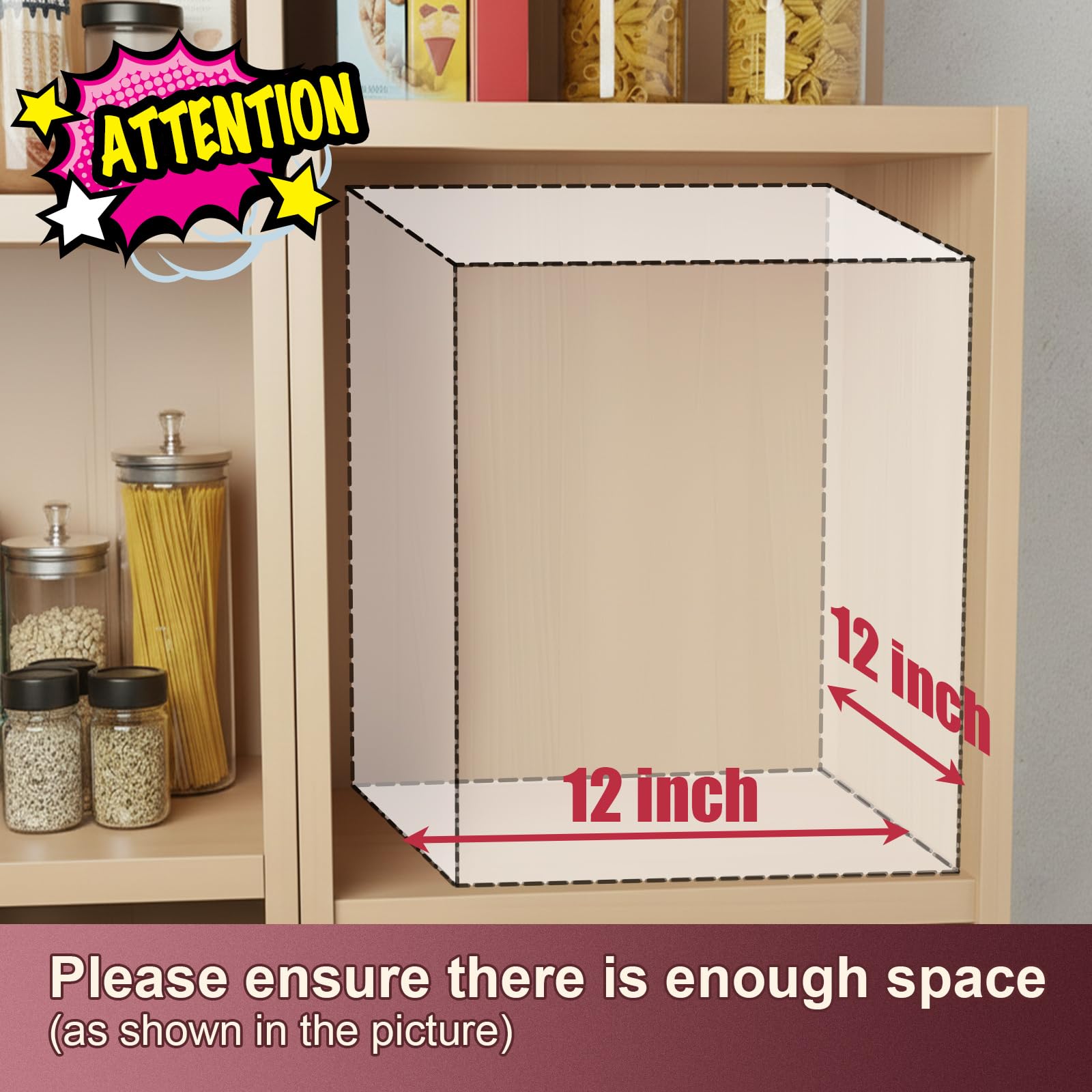 Lazy Susan Trasparente A 2 Livelli 25 Cm: Giradischi Regolabile In Altezza Per Cucina, Bagno E Dispensa - 3