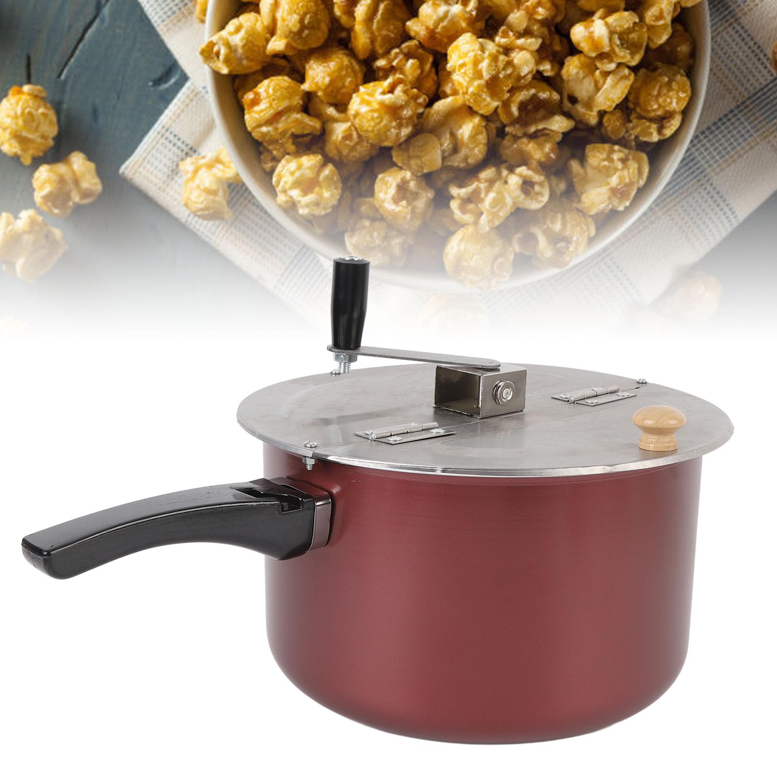 Macchina Popcorn di Mais, per Stufa a Gas Popper da Palomiti di Mais Compatibili per il Cinema
