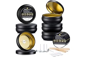 4oz Empty Matte Black Glass Candle Jars With Lids For Candle Making