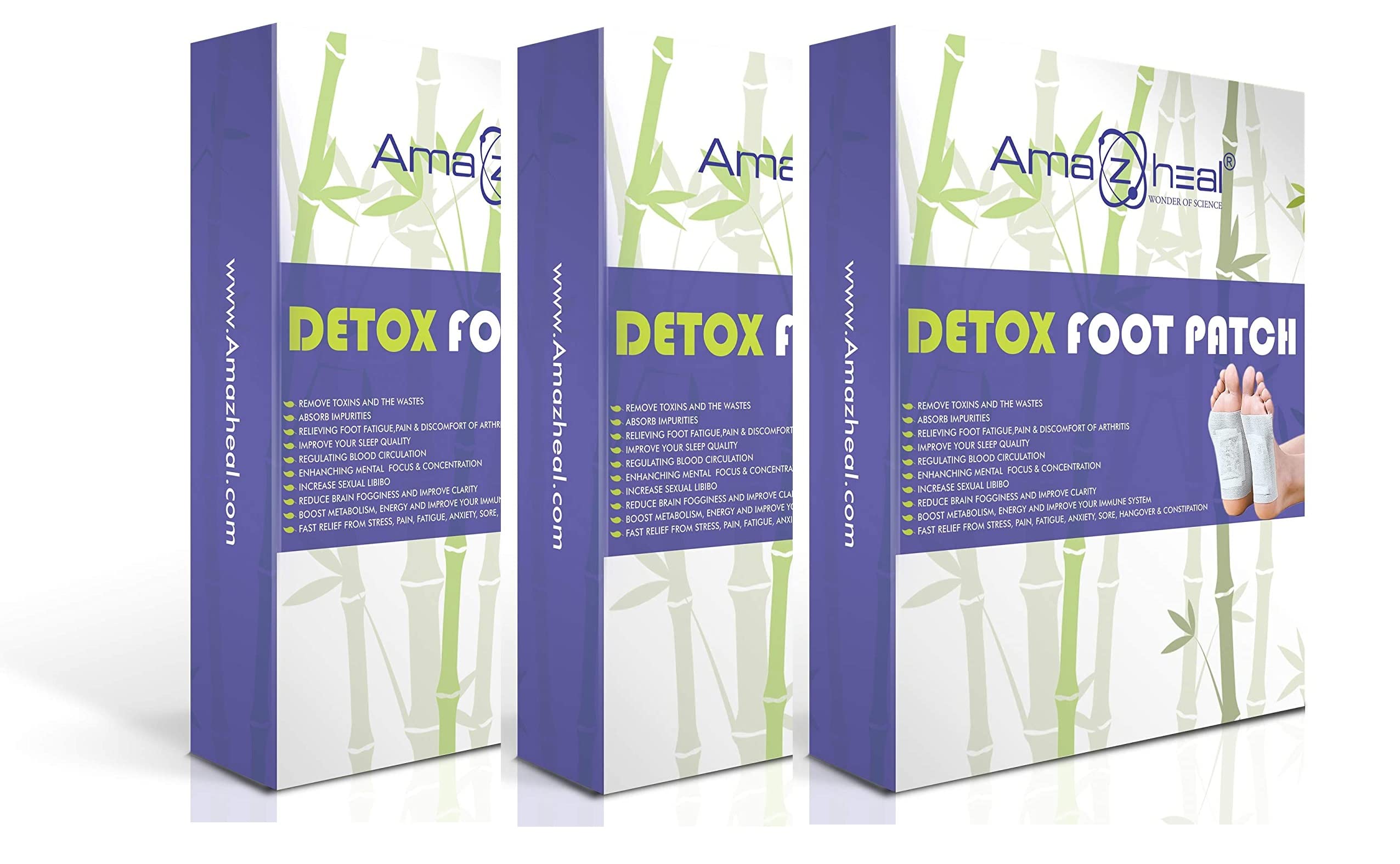 AMAZHEAL Premium Detox Foot patches, Cleansing Toxin Remover Foot Pad, Stress Relief Sleep Patch, For Men & Women, 20 Pieces (Pack of 3) (B09YHZ1WV9) Amazon Price History, Amazon Price Tracker