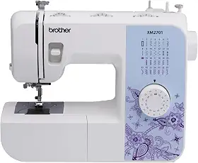 Brother Máquina de costura XM2701, leve, completa, 27 pontos, 1,8 m inclusos