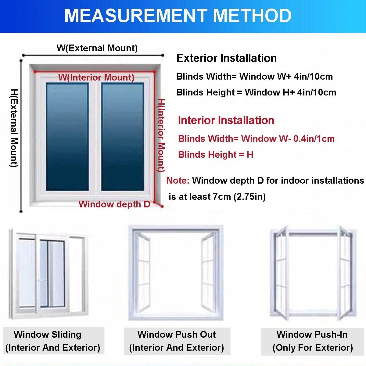 Outdoor Roller Shades for Patio, Blackout Bamboo Roll Up Shades, 28" 30'' 36" 42" 48" 50" 62" 72" 77" Cordless Bamboo Blinds for Indoor Windows Porch Privacy Blind Sun Shade(48''W x 48''H)