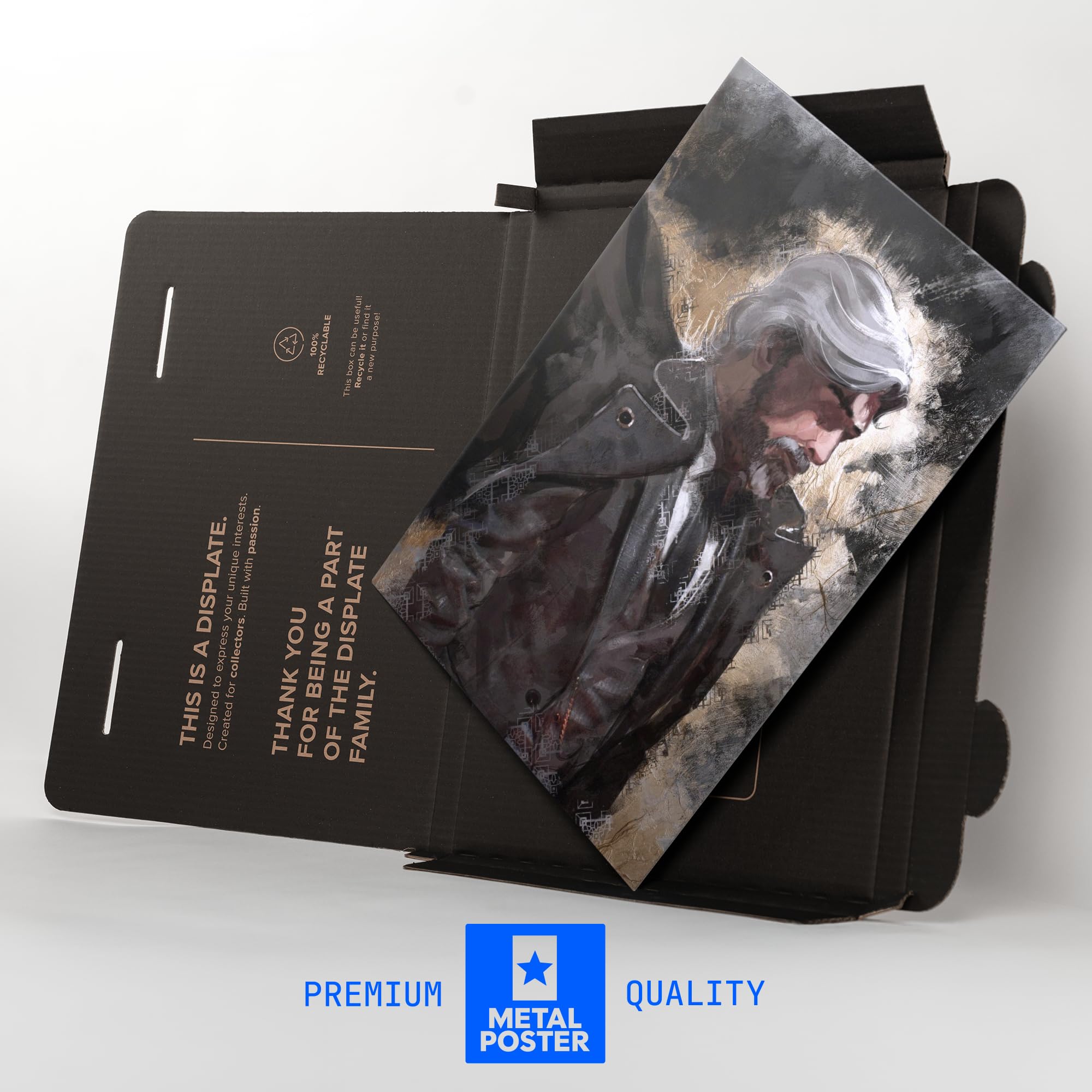 Displate Officiel Clair Obscur: Expedition 33 Poster - Renoir Concept - Métallique Fixation Magnétique Licence Officielle Image Affiche de Haute Qualité 45 cm x 32 cm