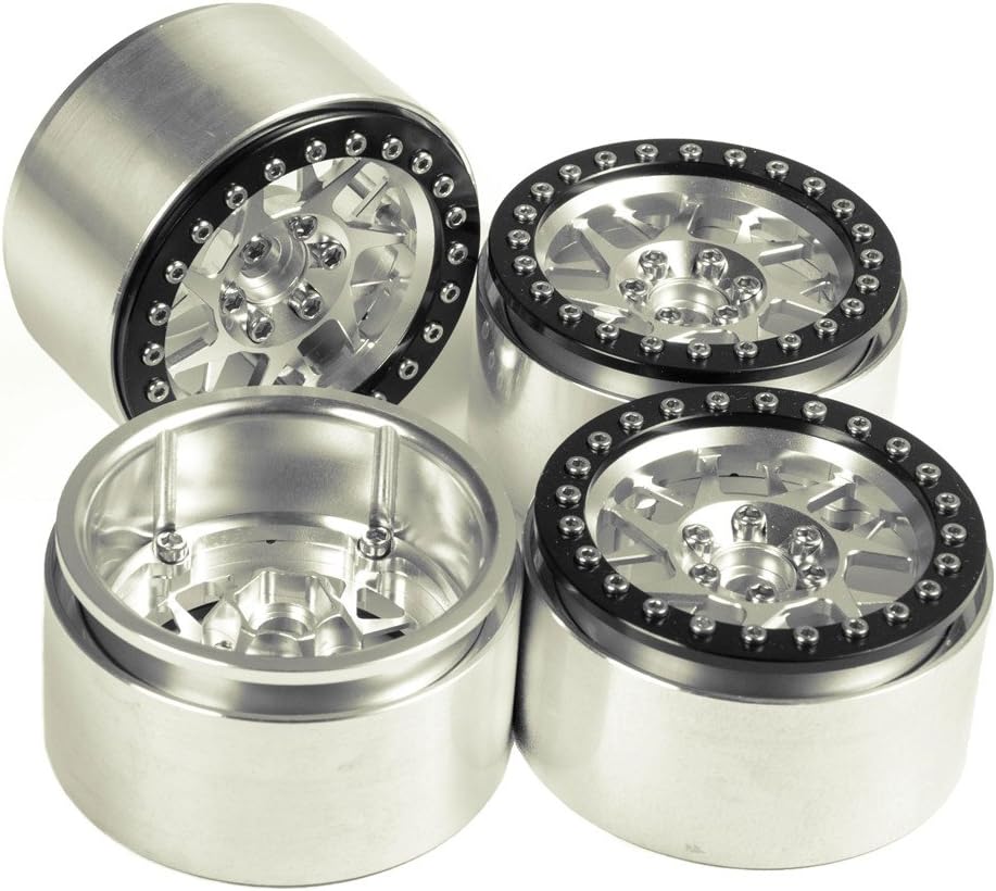 Amazon.com: MOHERO 2.2 inches RC Beadlock Wheels/Rims for 1/10 Scale Rc ...