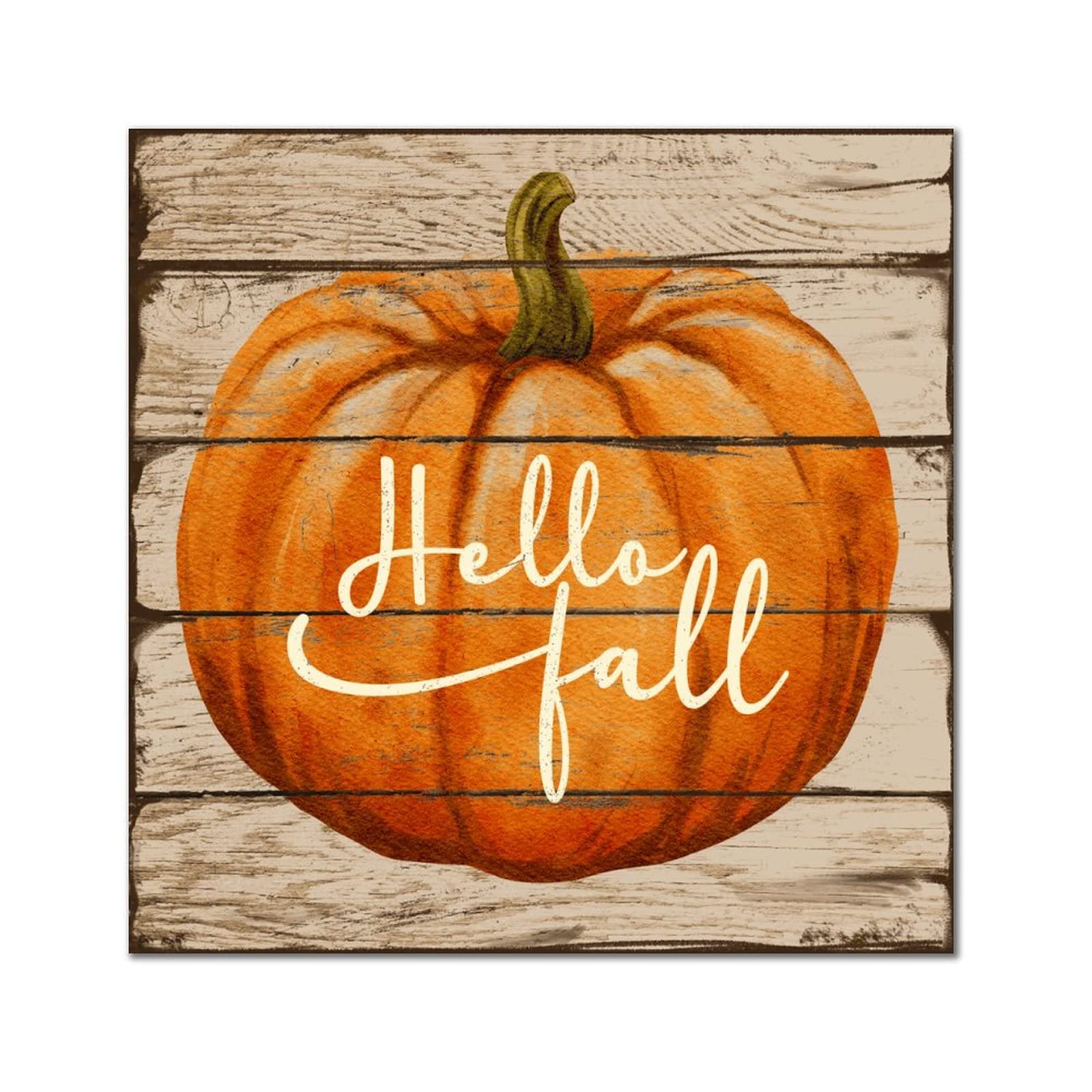 Plaque en bois Hello Fall : le cadeau de pendaison de crémaillère idéal pour une femme