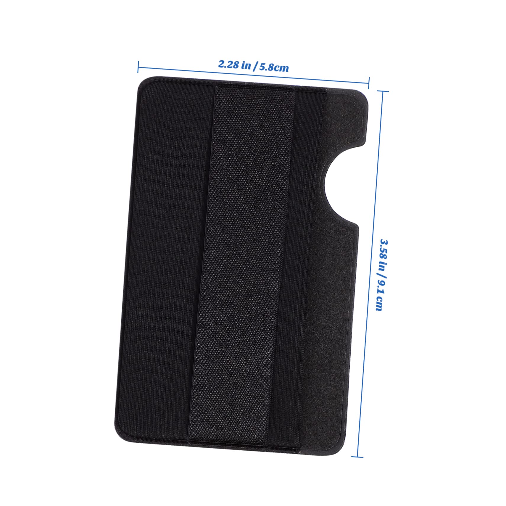 Tofficu 1pc -Fall Card Bag Holder Back Pocket Covers Card Like Removable Cases Strap Card Card Pocket for Black