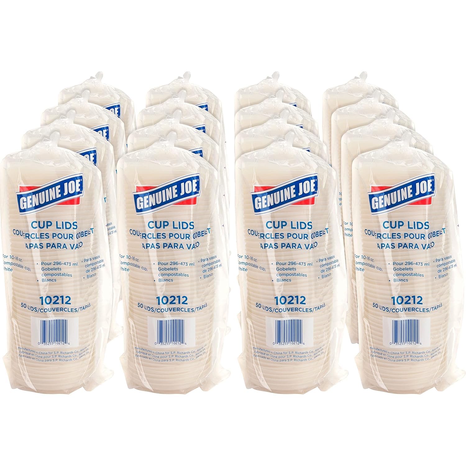 GJO10212CT - Genuine Joe Vented Hot Cup Lid
