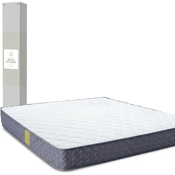 GOKUMIN Mattress, King Pocket Coil, High Resilience Springs, 7.9 inches (20 cm), Thick, Hard, Body Pressure Dispersion, Durab