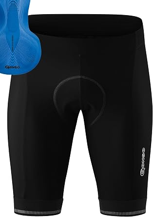 GONSO Mens Cycling Shorts - Black, Size S