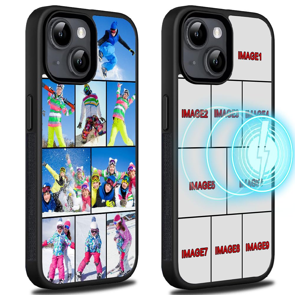 Amazon.com: Personalized Phone Cases Magnetic Wireless Charging Phone Cover  Custom Phone Case [Compatible with MagSafe] Accessories for iPhone17/17  Air/ 16/15/14/13/12 Pro Max Mini : Cell Phones & Accessories