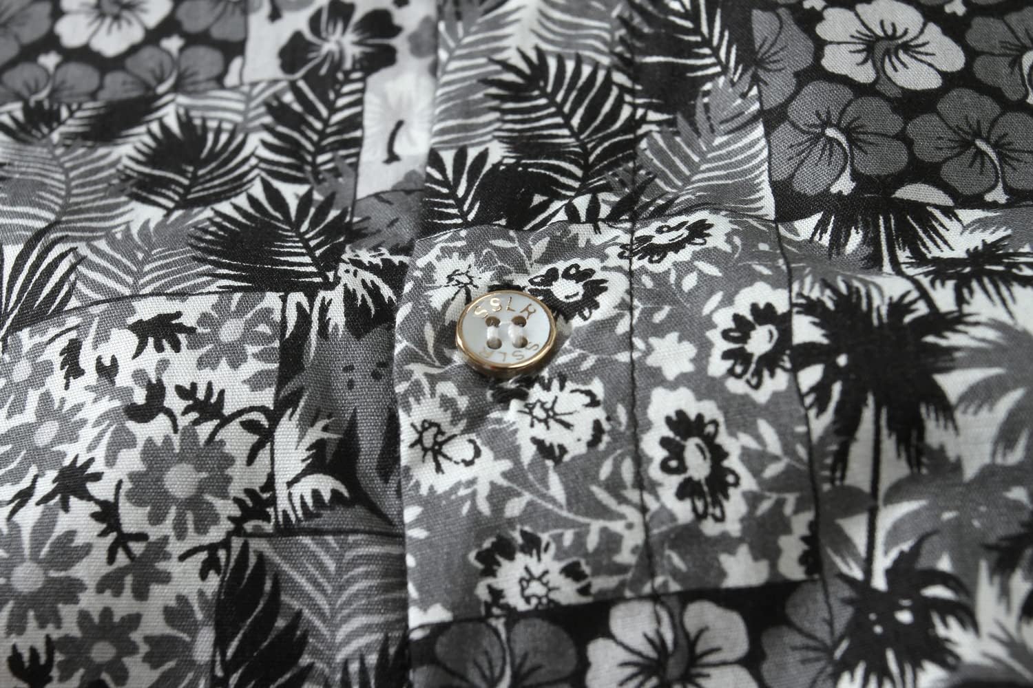 SSLR-Hawaiian-Shirts-for-Men-Dress Shirt Button Down Shirt Floral Long Sleeve - Image 5