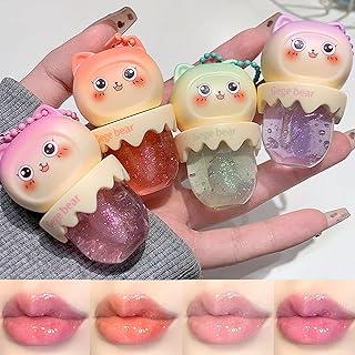 Juego de 4 esmaltes de labios para niñas, jue...