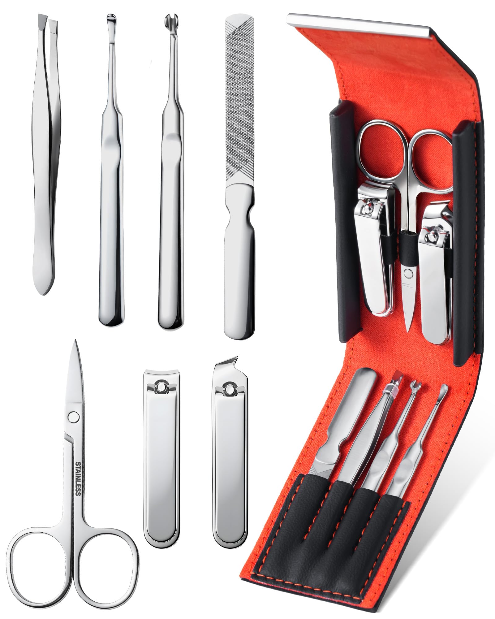 7 in 1 Nail Clipper Set, Manicure Kit with Magnetic Case