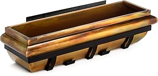 12 Kitchen Window Ideas for Light Fresh Airy Spaces 26 H Potter Window Planter Box Rustic Copper Flower Plant Container for Win...