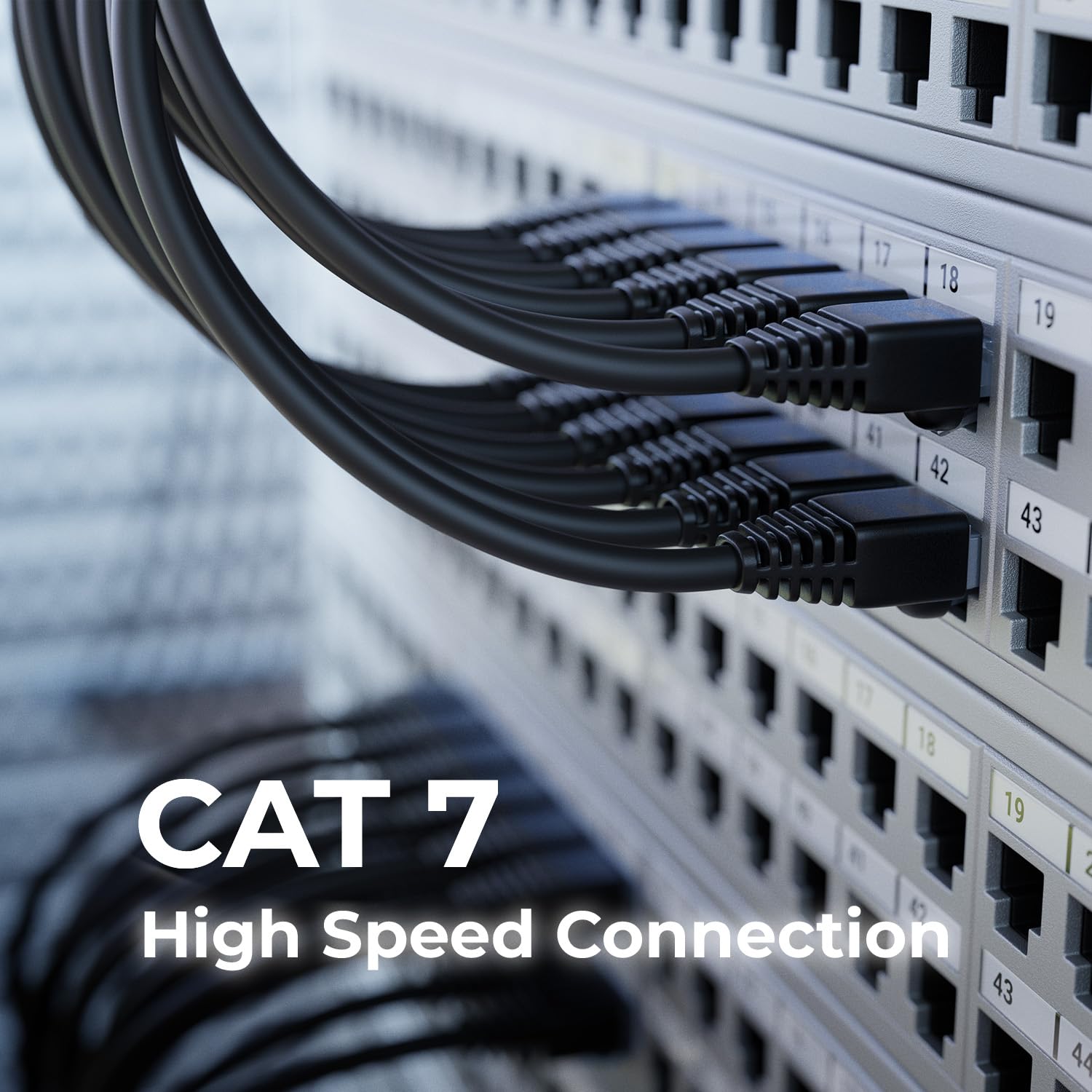 deleyCON 100m Cable de Instalación CAT7 Incl. Alicates para Crimpar Brida para Cables & 50 Conectores RJ45 - S/FTP 600 MHz 10 Gbit/s AWG 26 BC Cobre - Resistente a la Intemperie - Negro | Kit de instalación para exteriores e interiores, incluye crimpadora
