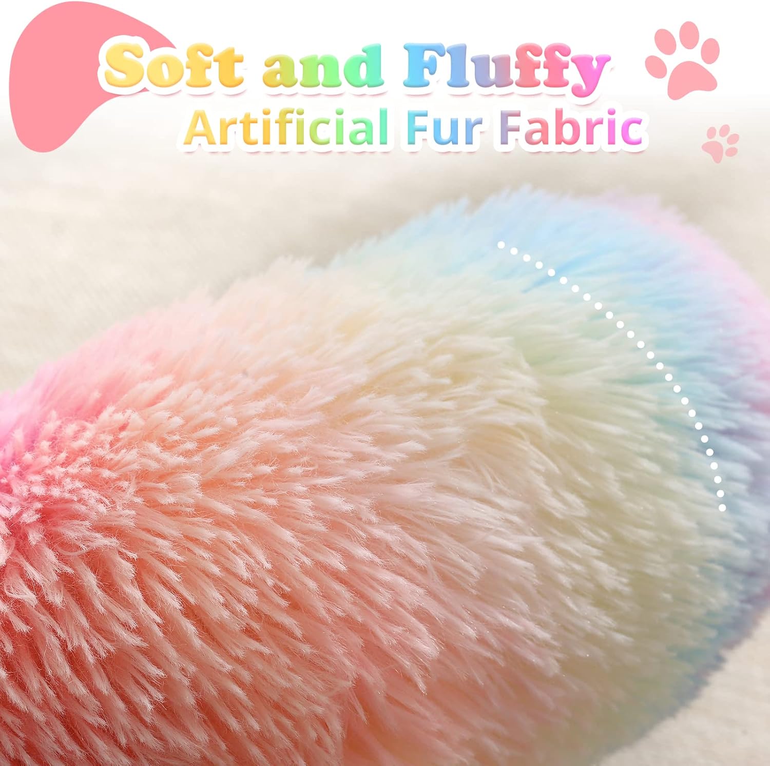 JOLLYVOGUE Dog & Cat Bed, Calming Anti-Anxiety Pet Bed for Small Dogs, Fluffy Donut Cushion for Small and Medium Pets (20")