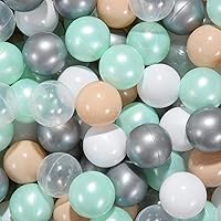 Vista 29 de Bolas de piscina STARBOLO para niños pequeños, libres de ftalatos y BPA, no tóxicas, a prueba de aplastamiento, pack de 100, 200, 500