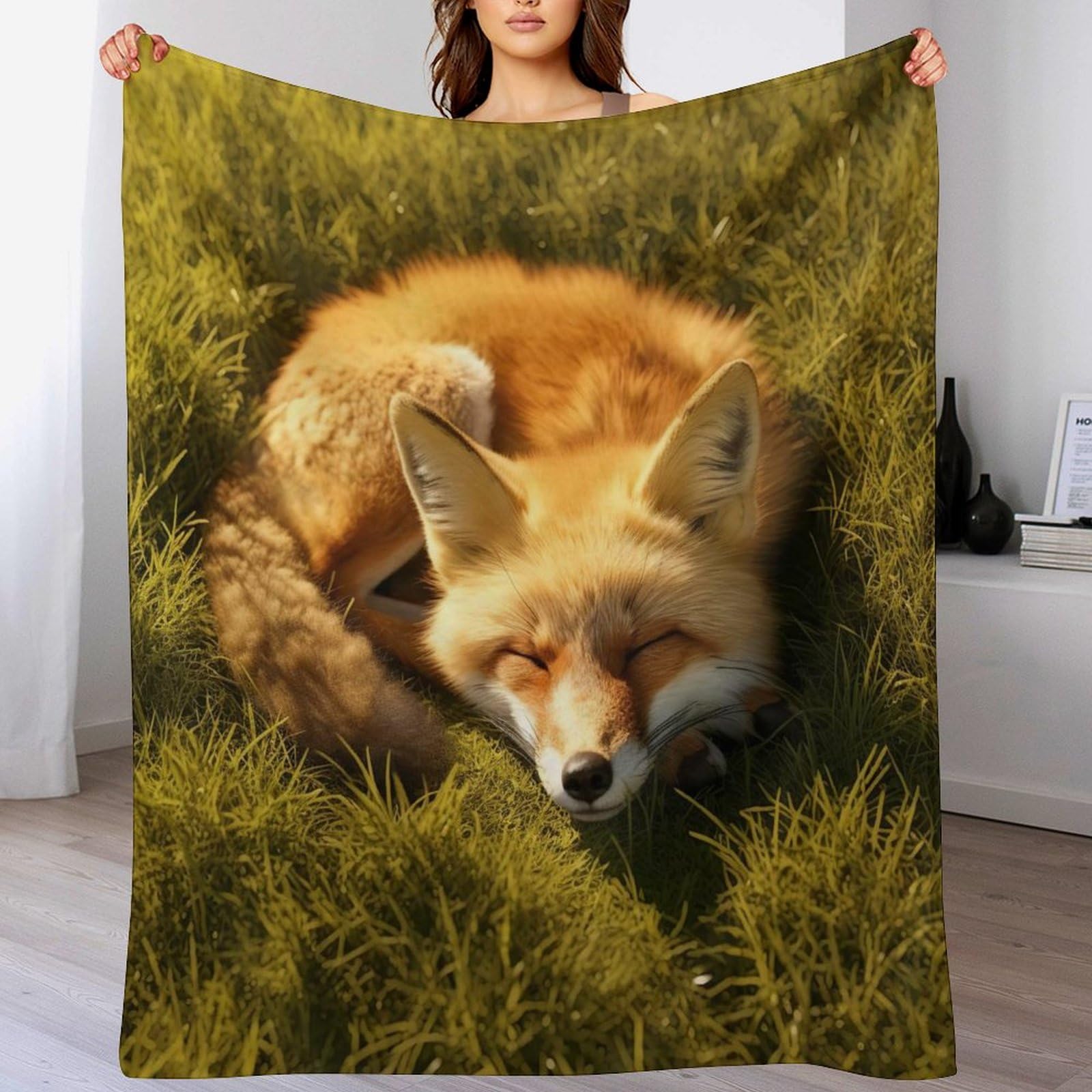 Couverture renard douce et lavable, le cadeau réconfortant idéal pour toute la famille