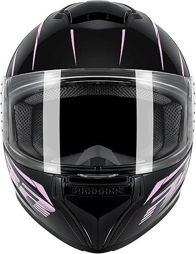 Miniatura 2 de Cascos de motocicleta de cara completa para adultos, casco de motocicleta para hombres y mujeres - Aprobado por el Departamento de Transporte con 2