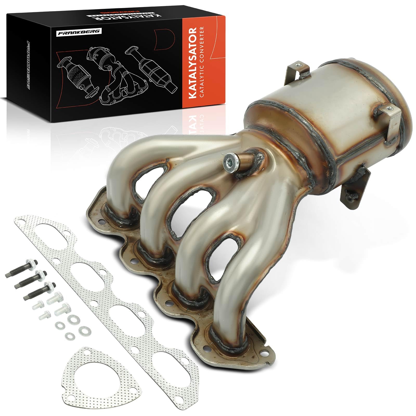 Frankberg Katalysator Rußpartikelfilter Benzin Kompatibel mit Astra H L48 1.6 1.8 Astra H Caravan L35 1.6 (LPG) Signum Z03 1.8 Vectra C CC Z02 1.8 Zafira B Kasten/MPV A05 1.8 VAN Replace# 12992393
