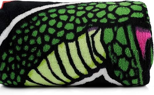 Miniatura 3 de JUST FUNKY Riverdale Southside Serpents - Manta de forro polar  Manta coleccionable oficial de la serie Riverdale  Medidas 60 x 45 pulgadas